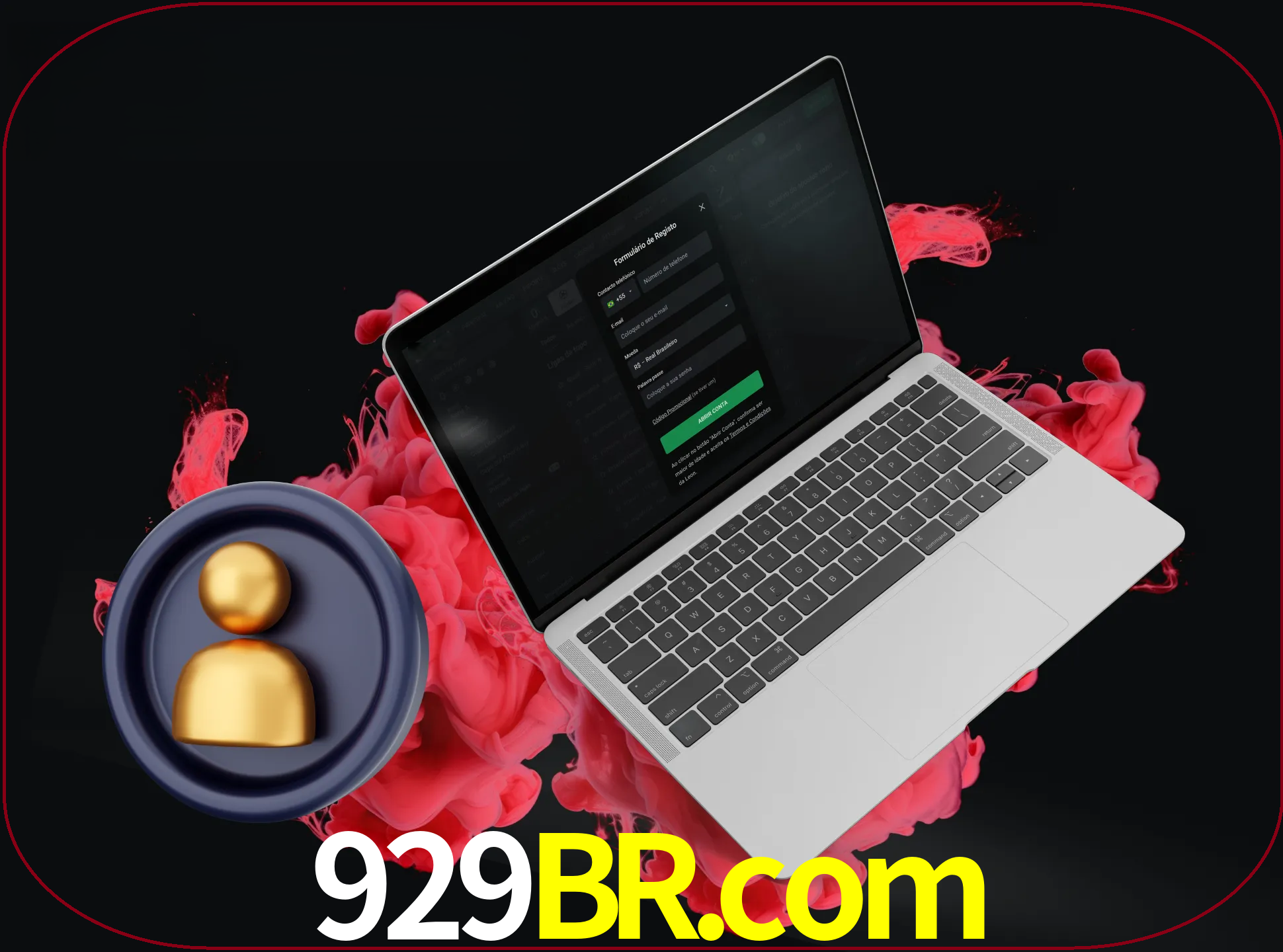 No cabeçalho do site 929br, clique no botão que o levará a um formulário especial onde terá de introduzir as suas informações actuais.