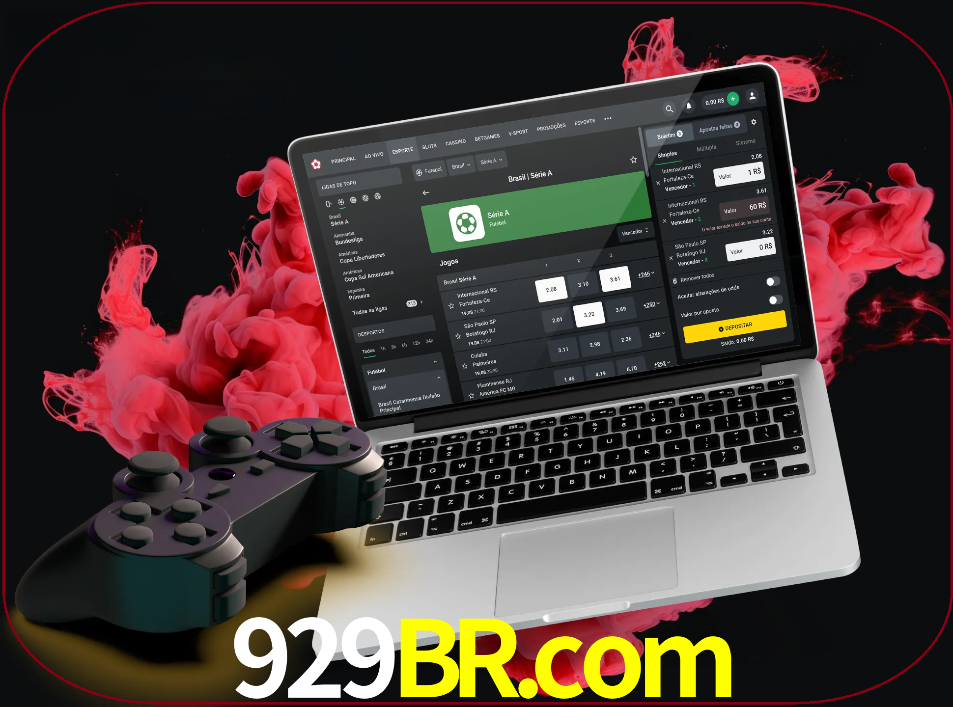 Visite a secção especial de jogos de vídeo em 929br para descobrir em que jogos pode apostar e ganhar muito dinheiro.